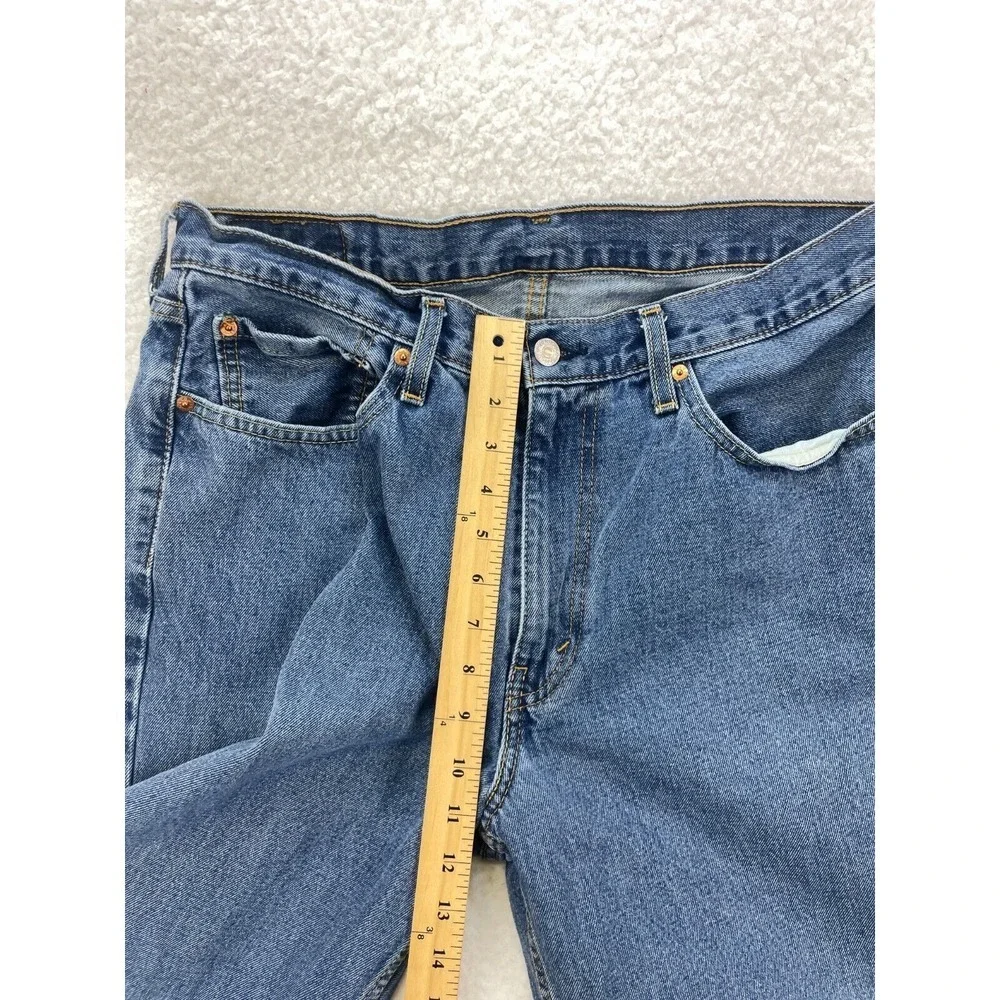 Levi's 550 Relaxed Tapered Jeans Mens 36x30 Blue Denim Classic Casual Everyday